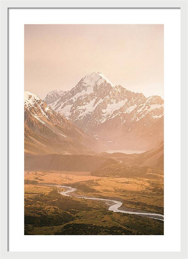 Mount Cook Reflection Warmth