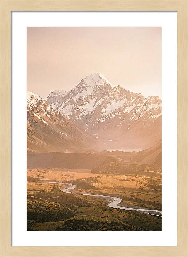 Mount Cook Reflection Warmth