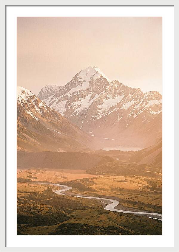 Mount Cook Reflection Warmth