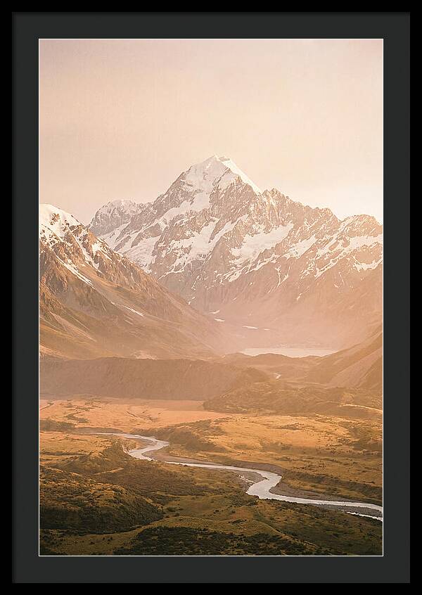 Mount Cook Reflection Warmth