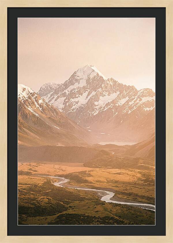Mount Cook Reflection Warmth