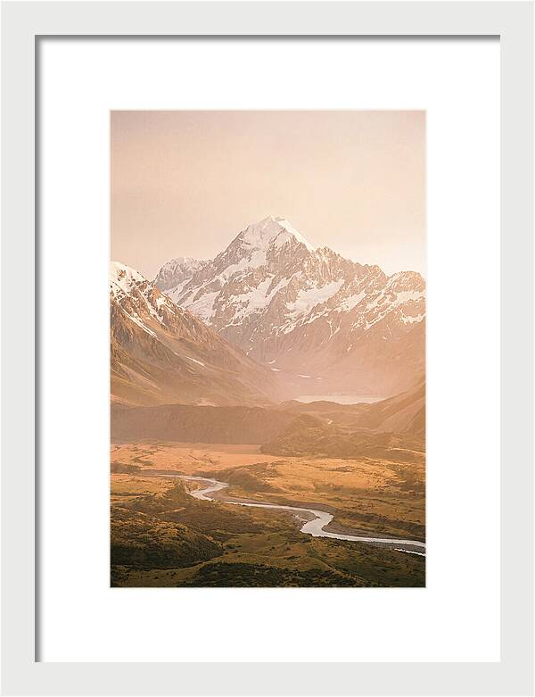 Mount Cook Reflection Warmth