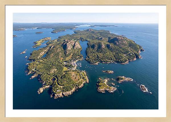 Mount Desert Island Aerial View