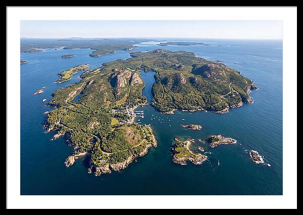 Mount Desert Island Aerial View