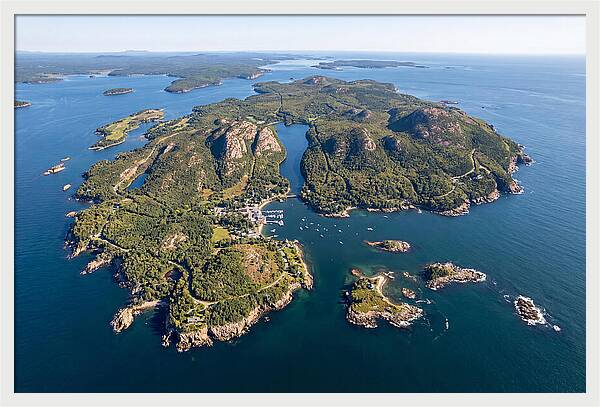 Mount Desert Island Aerial View
