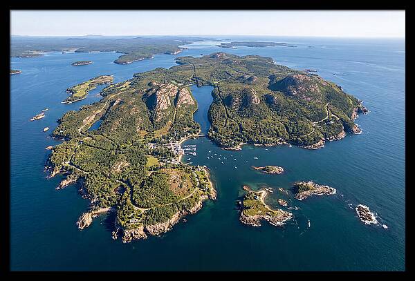 Mount Desert Island Aerial View