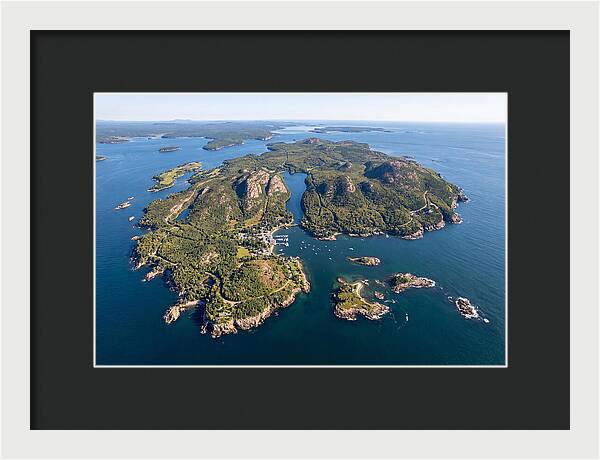 Mount Desert Island Aerial View
