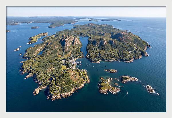 Mount Desert Island Aerial View