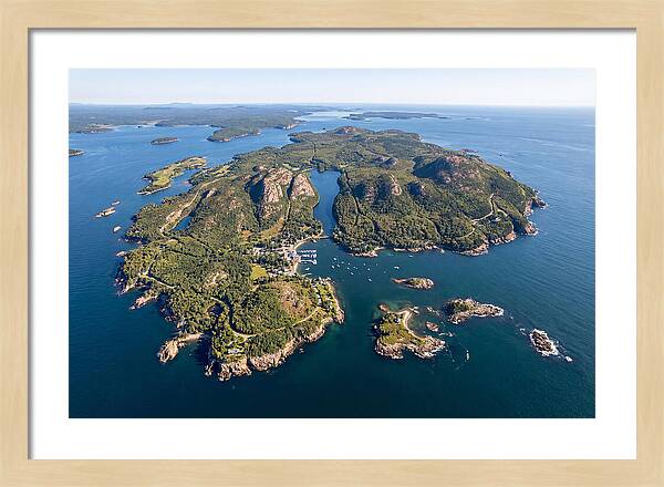 Mount Desert Island Aerial View