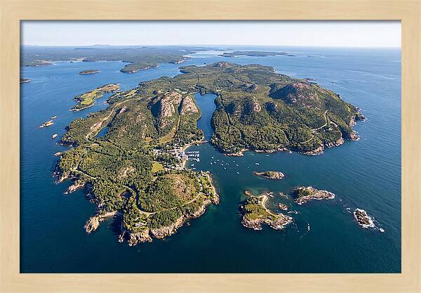 Mount Desert Island Aerial View