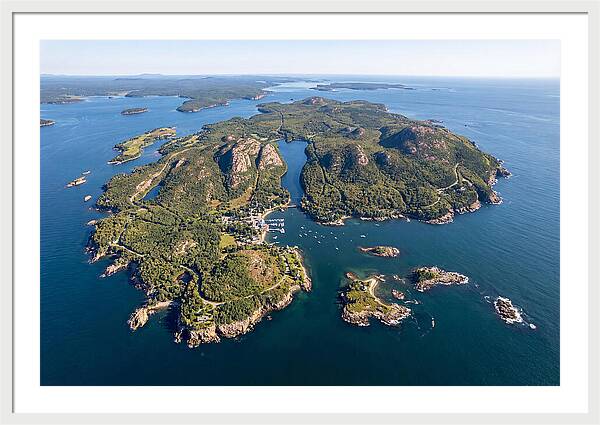 Mount Desert Island Aerial View
