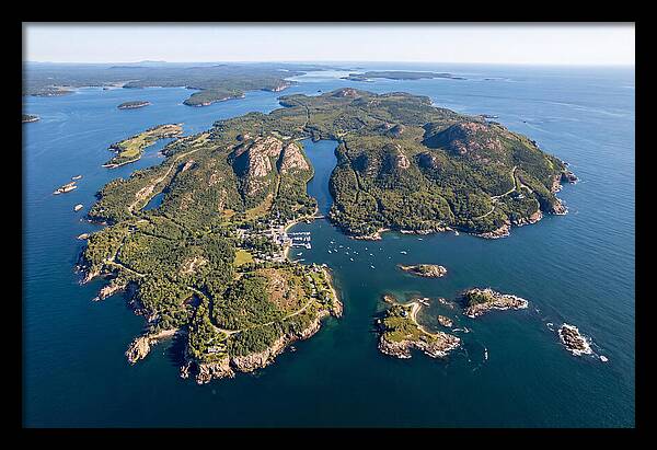Mount Desert Island Aerial View
