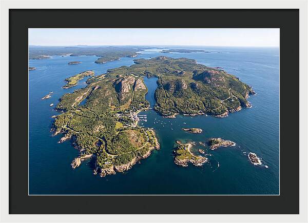 Mount Desert Island Aerial View