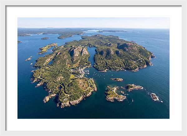 Mount Desert Island Aerial View
