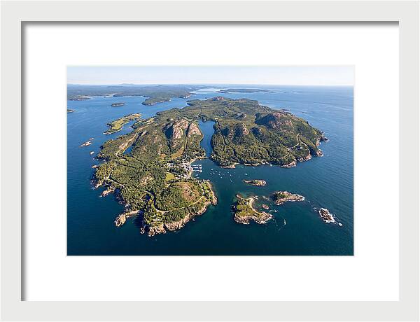 Mount Desert Island Aerial View