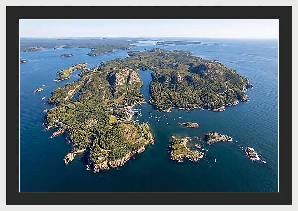 Mount Desert Island Aerial View