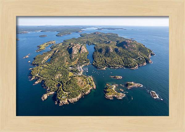 Mount Desert Island Aerial View