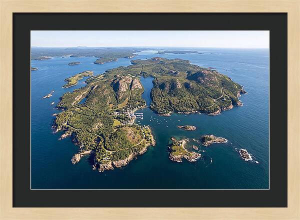 Mount Desert Island Aerial View