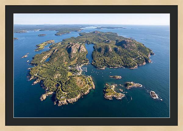 Mount Desert Island Aerial View