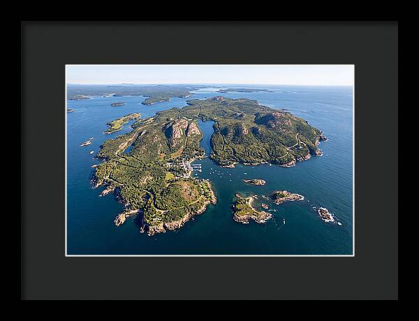 Mount Desert Island Aerial View
