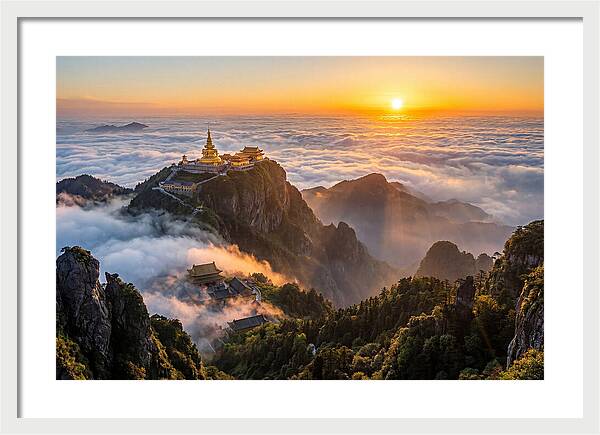 Mount Emei Above The Clouds