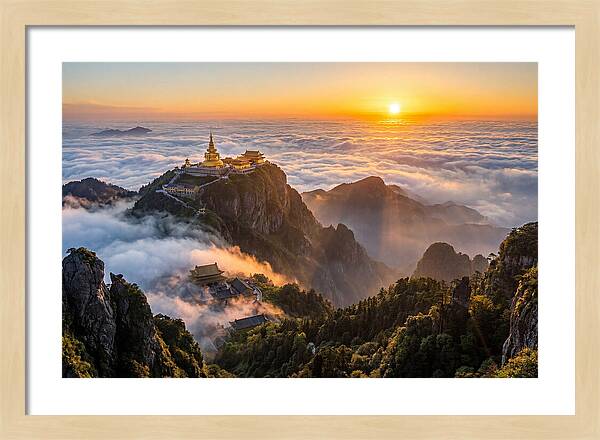 Mount Emei Above The Clouds