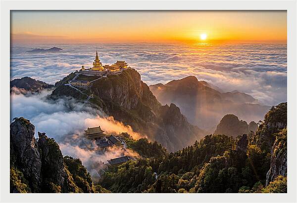 Mount Emei Above The Clouds
