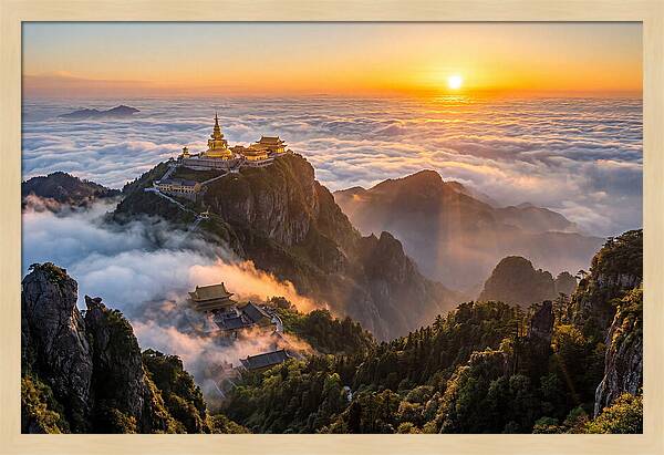 Mount Emei Above The Clouds