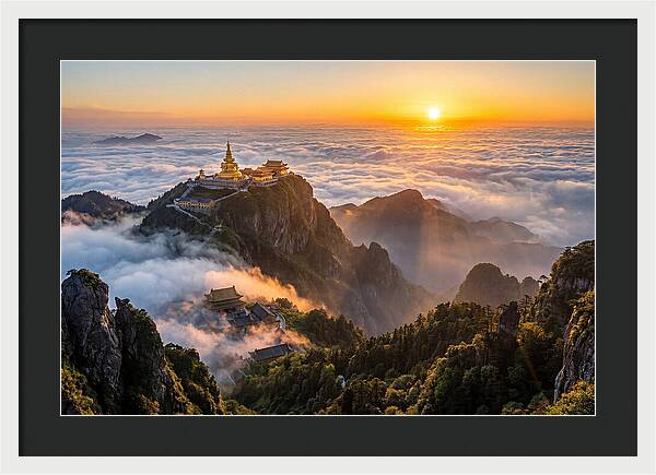 Mount Emei Above The Clouds