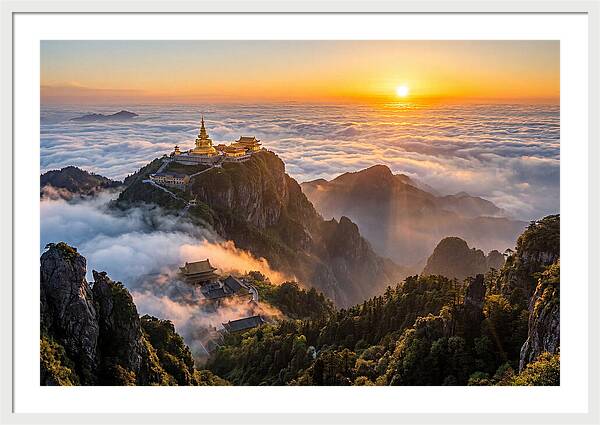 Mount Emei Above The Clouds