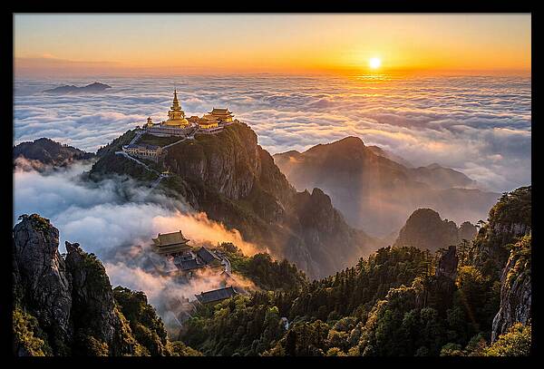 Mount Emei Above The Clouds