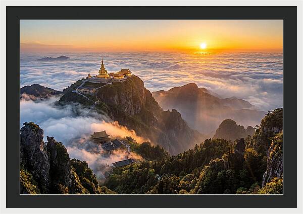 Mount Emei Above The Clouds