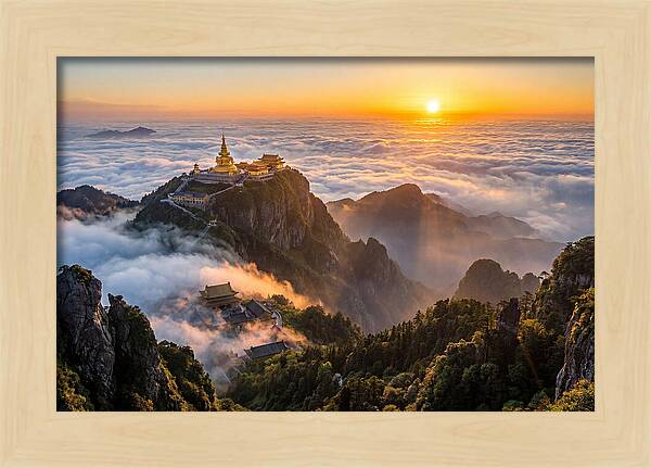 Mount Emei Above The Clouds