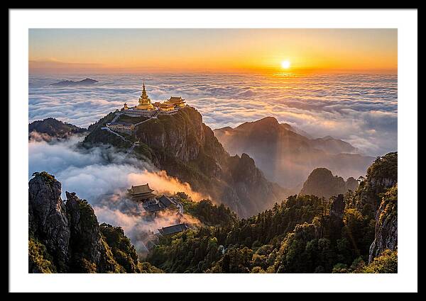 Mount Emei Above The Clouds