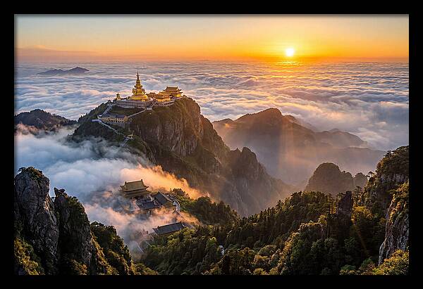 Mount Emei Above The Clouds
