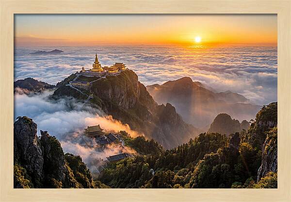 Mount Emei Above The Clouds