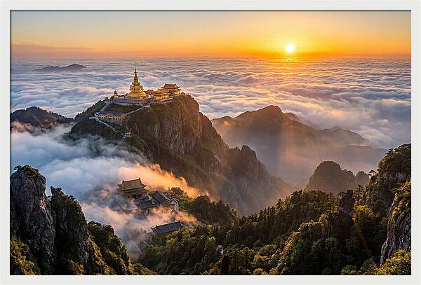 Mount Emei Above The Clouds