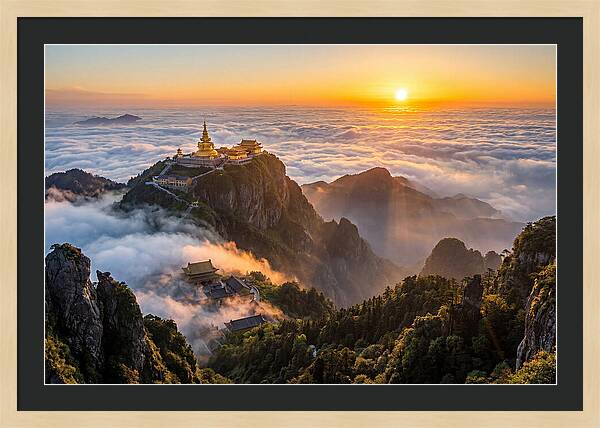Mount Emei Above The Clouds