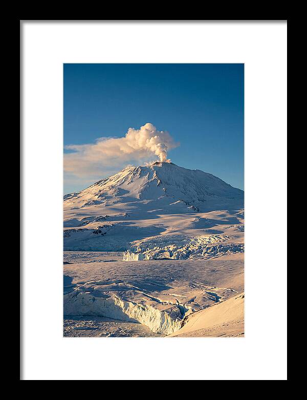 Mount Erebus Erupting In Antarctica