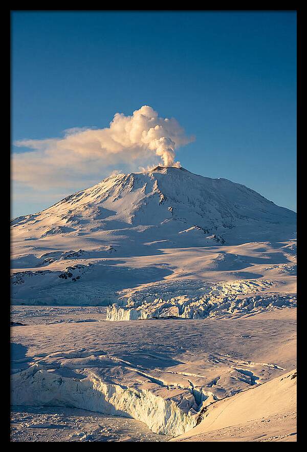 Mount Erebus Erupting In Antarctica