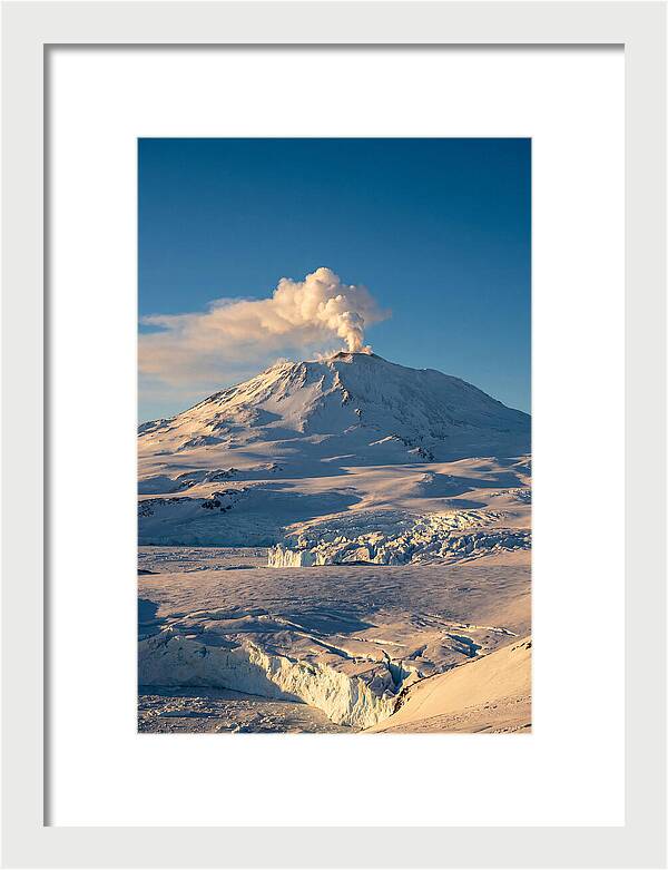 Mount Erebus Erupting In Antarctica