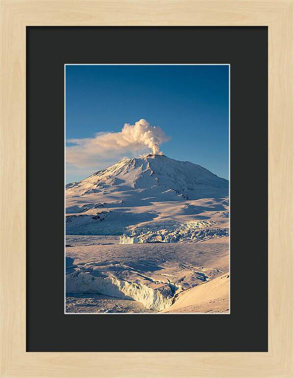Mount Erebus Erupting In Antarctica
