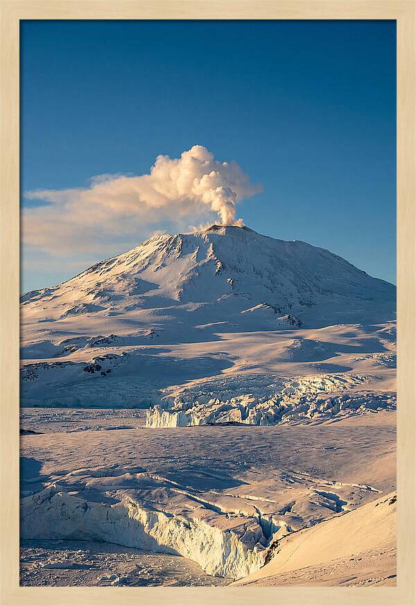 Mount Erebus Erupting In Antarctica