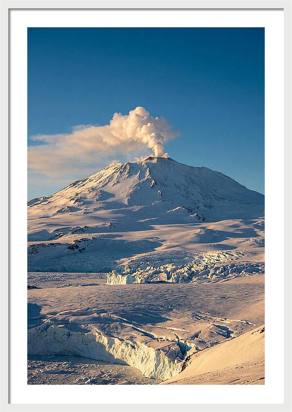 Mount Erebus Erupting In Antarctica