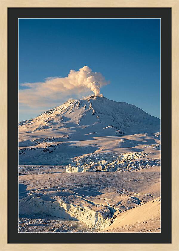 Mount Erebus Erupting In Antarctica