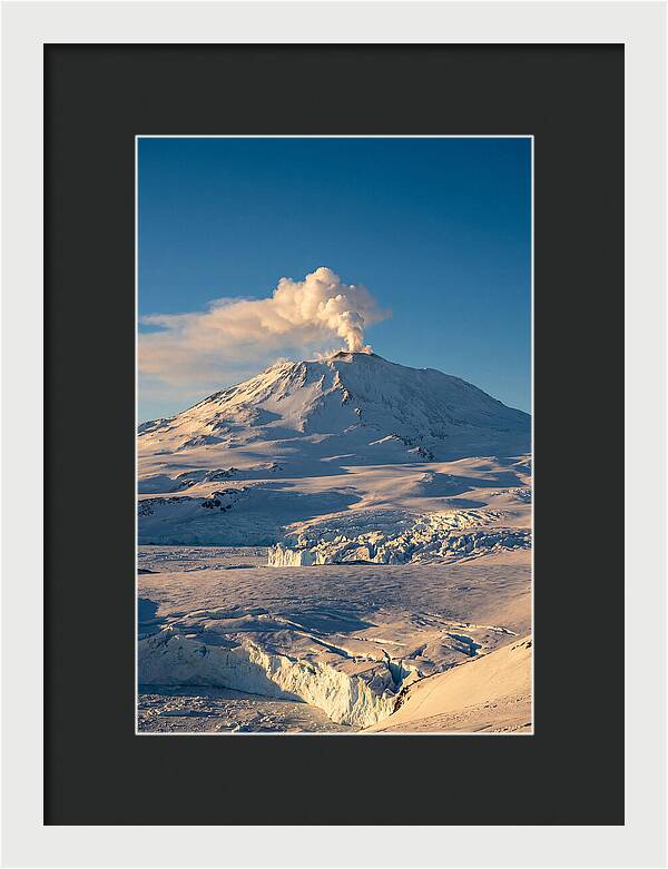 Mount Erebus Erupting In Antarctica