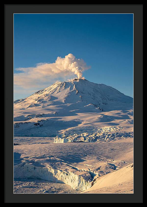 Mount Erebus Erupting In Antarctica
