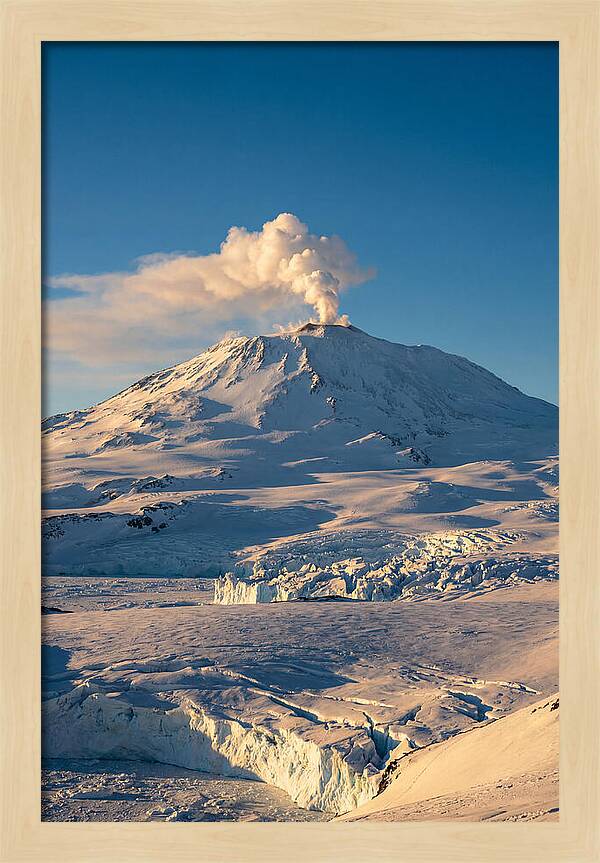 Mount Erebus Erupting In Antarctica