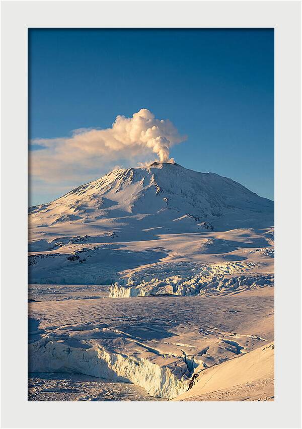 Mount Erebus Erupting In Antarctica