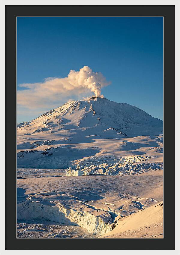 Mount Erebus Erupting In Antarctica